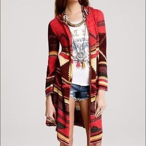 Free people Aztec boho cardigan